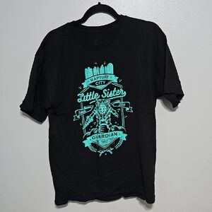 L Black Bioshock Videogame Graphic Tee